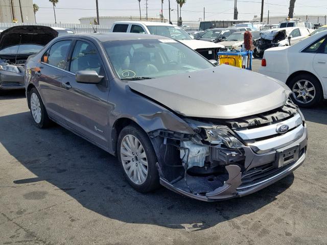 3FADP0L38CR349503 - 2012 FORD FUSION HYB GRAY photo 1