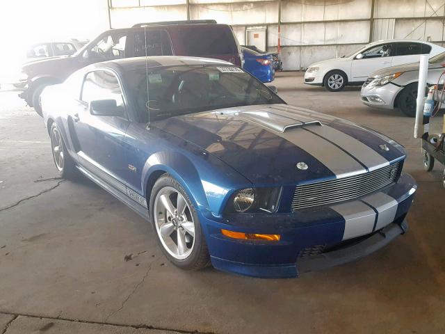 1ZVHT82H485133786 - 2008 FORD MUSTANG GT BLUE photo 1