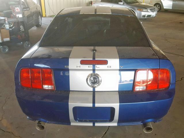 1ZVHT82H485133786 - 2008 FORD MUSTANG GT BLUE photo 10