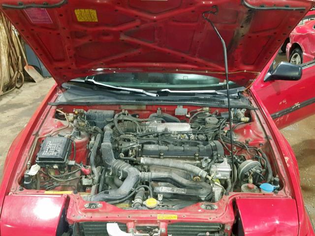 JHMBA423XKC042700 - 1989 HONDA PRELUDE 2. RED photo 7