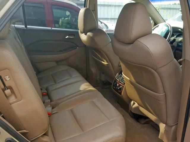 2HNYD18652H522492 - 2002 ACURA MDX TOURIN GOLD photo 6