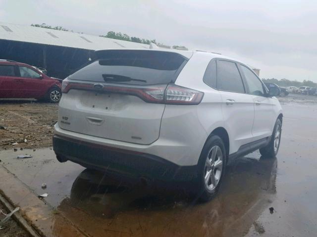 2FMPK3G9XGBC00645 - 2016 FORD EDGE SE WHITE photo 4