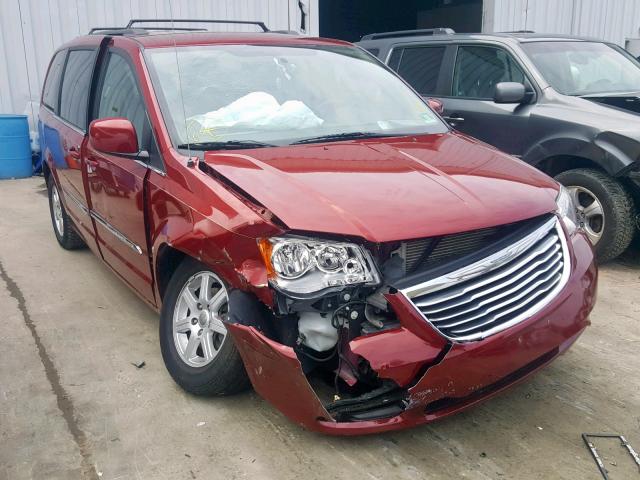 2C4RC1BGXCR300606 - 2012 CHRYSLER TOWN & COU BURGUNDY photo 1