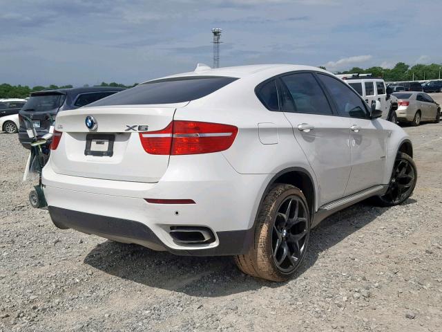 5UXFG8C53BLZ96891 - 2011 BMW X6 XDRIVE5 WHITE photo 4