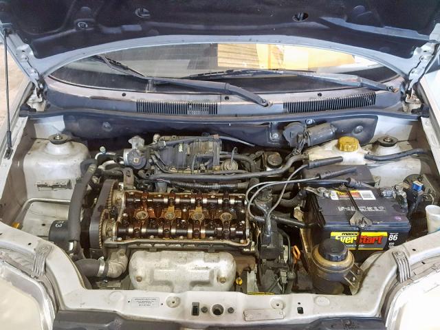 KL1TD52665B344127 - 2005 CHEVROLET AVEO BASE Күміс фото 7