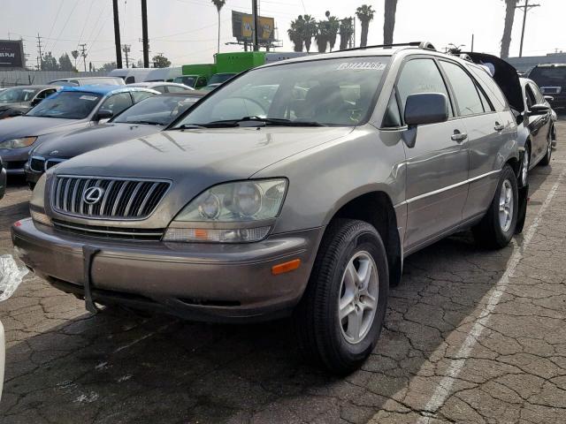 JTJGF10U310110979 - 2001 LEXUS RX 300 GRAY photo 2