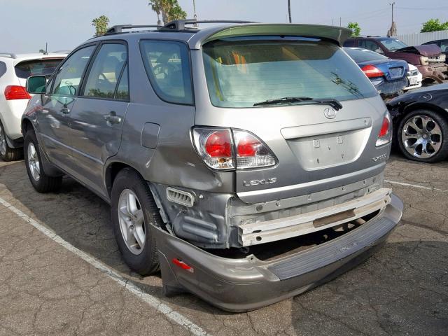 JTJGF10U310110979 - 2001 LEXUS RX 300 GRAY photo 3