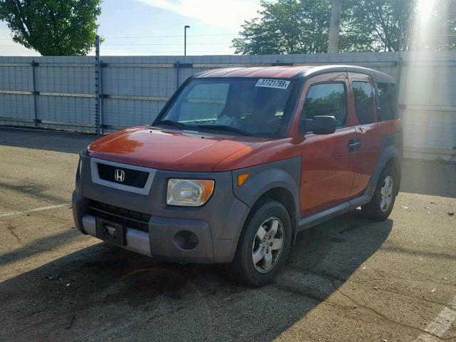 5J6YH286X5L031689 - 2005 HONDA ELEMENT EX ORANGE photo 2