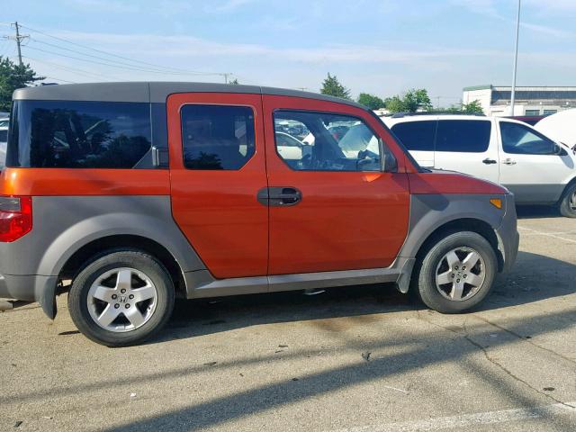 5J6YH286X5L031689 - 2005 HONDA ELEMENT EX ORANGE photo 9