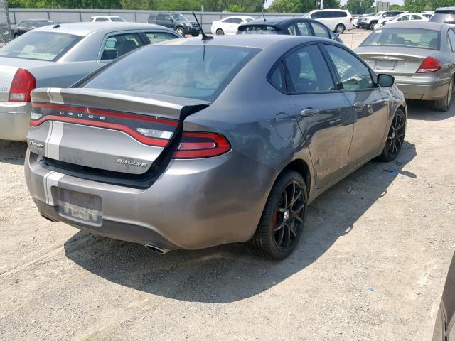 1C3CDFBA3DD107721 - 2013 DODGE DART SXT GRAY photo 4