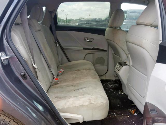 4T3BK3BB3BU047282 - 2011 TOYOTA VENZA SILVER photo 6