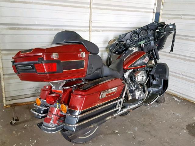 1HD1FC4187Y720325 - 2007 HARLEY-DAVIDSON FLHTCUI RED photo 4