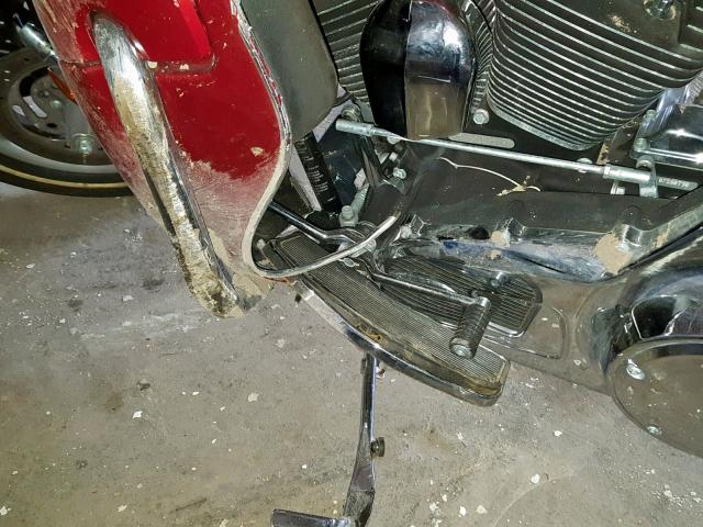 1HD1FC4187Y720325 - 2007 HARLEY-DAVIDSON FLHTCUI RED photo 9