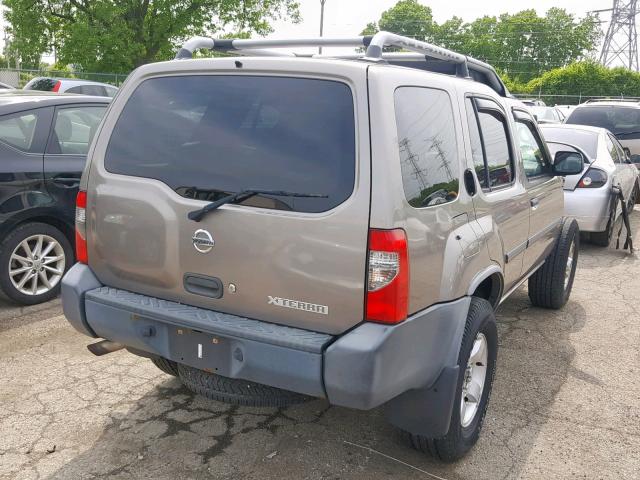 5N1ED28Y04C639835 - 2004 NISSAN XTERRA XE GRAY photo 4