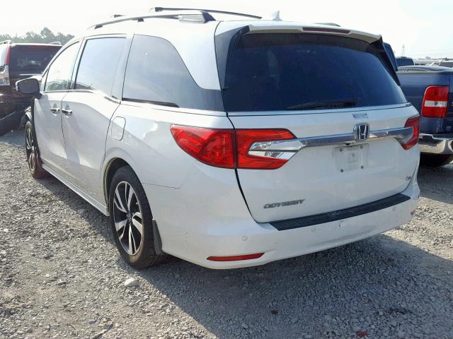 5FNRL6H99KB003746 - 2019 HONDA ODYSSEY EL WHITE photo 3