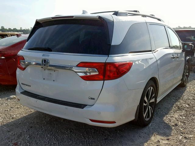 5FNRL6H99KB003746 - 2019 HONDA ODYSSEY EL WHITE photo 4