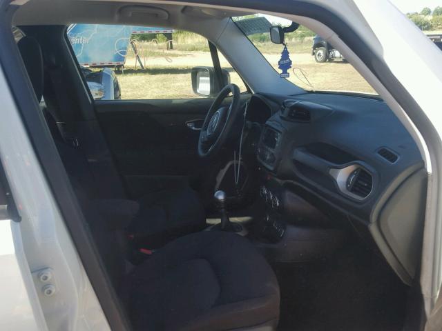 ZACCJBAWXGPC86937 - 2016 JEEP RENEGADE S თეთრი ფოტო 5