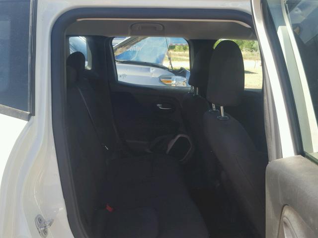 ZACCJBAWXGPC86937 - 2016 JEEP RENEGADE S თეთრი ფოტო 6