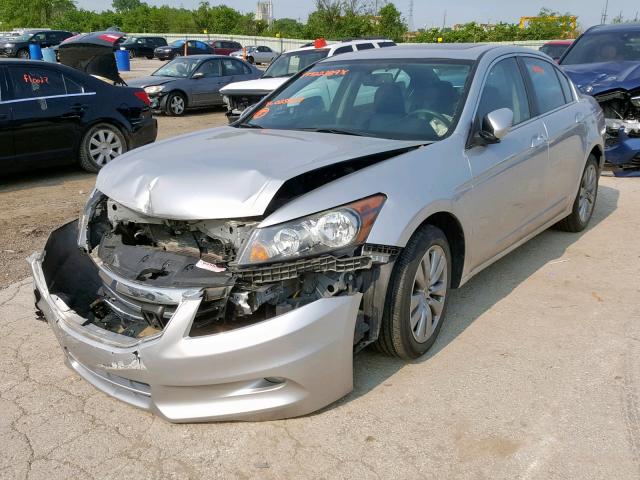 1HGCP3F86CA025007 - 2012 HONDA ACCORD EXL SILVER photo 2