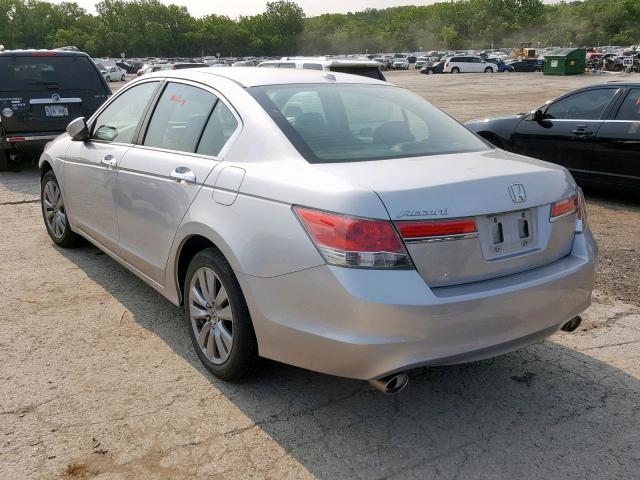 1HGCP3F86CA025007 - 2012 HONDA ACCORD EXL SILVER photo 3