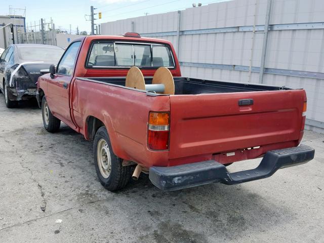 4TARN81A2RZ181329 - 1994 TOYOTA PICKUP 1/2 RED photo 3