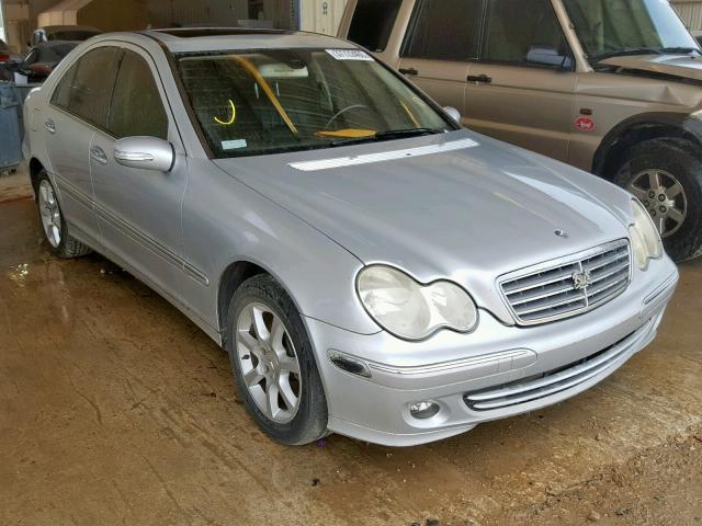 WDBRF92H37F868044 - 2007 MERCEDES-BENZ C 280 4MAT SILVER photo 1