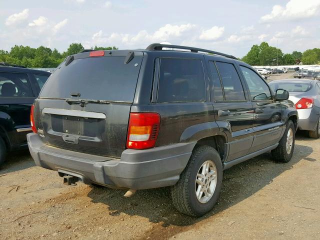 1J4GW48S94C176747 - 2004 JEEP GRAND CHER BLACK photo 4