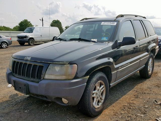 1J4GW48S94C176747 - 2004 JEEP GRAND CHER BLACK photo 7