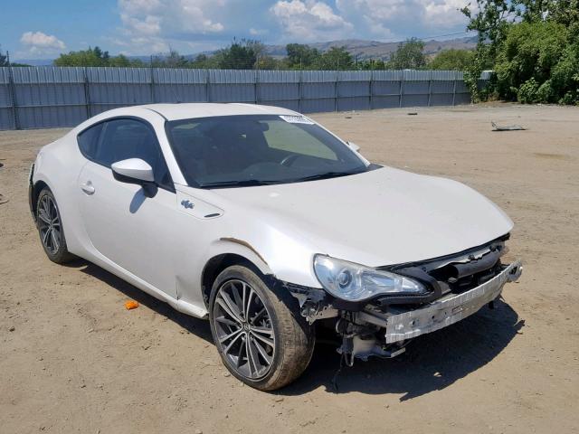 JF1ZNAA15D2711778 - 2013 TOYOTA SCION FR-S WHITE photo 1