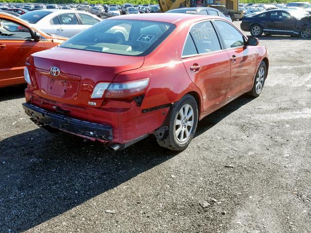 JTNBB46K473038127 - 2007 TOYOTA CAMRY NEW RED photo 4