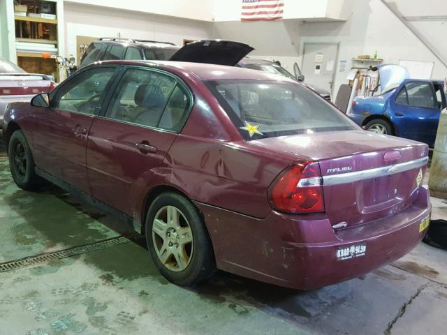 1G1ZS58F07F135664 - 2007 CHEVROLET MALIBU LS 栗色 照片 3