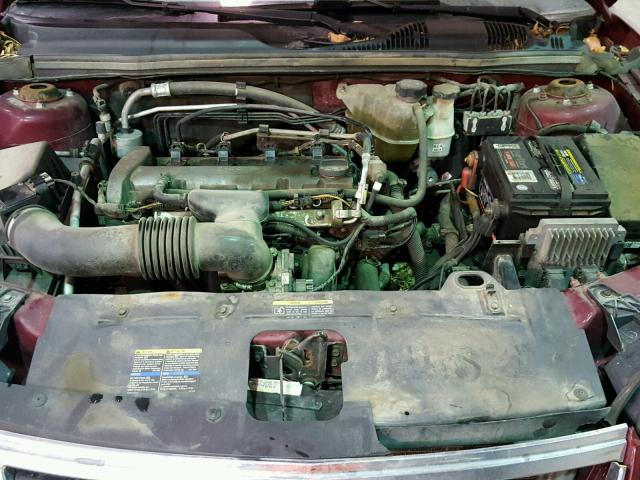 1G1ZS58F07F135664 - 2007 CHEVROLET MALIBU LS 栗色 照片 7