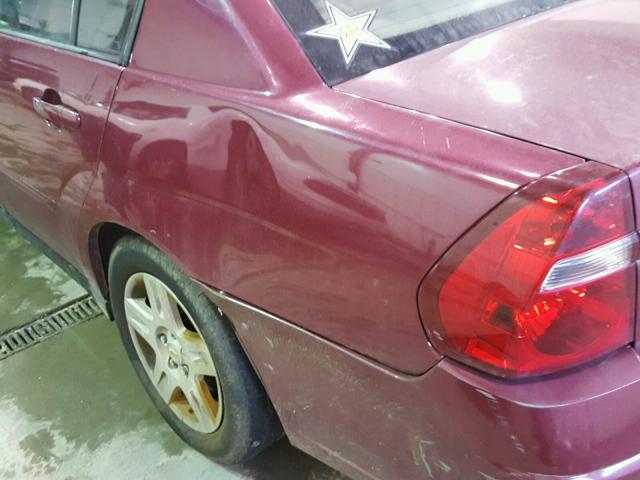 1G1ZS58F07F135664 - 2007 CHEVROLET MALIBU LS 栗色 照片 9