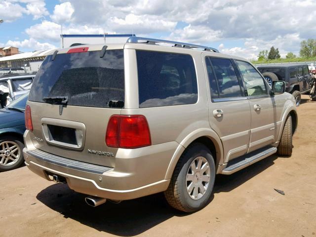 5LMFU28R64LJ33940 - 2004 LINCOLN NAVIGATOR GOLD photo 4