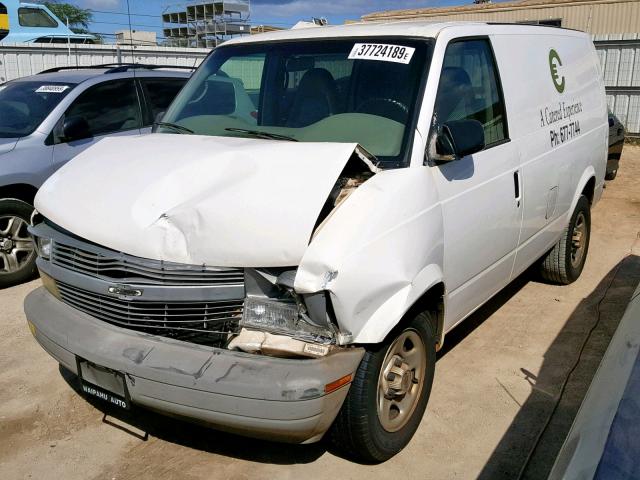 1GCDM19X44B120244 - 2004 CHEVROLET ASTRO WHITE photo 2