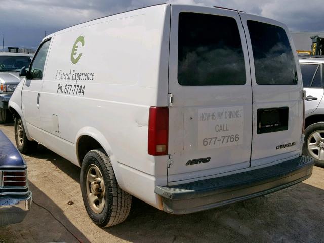 1GCDM19X44B120244 - 2004 CHEVROLET ASTRO WHITE photo 3