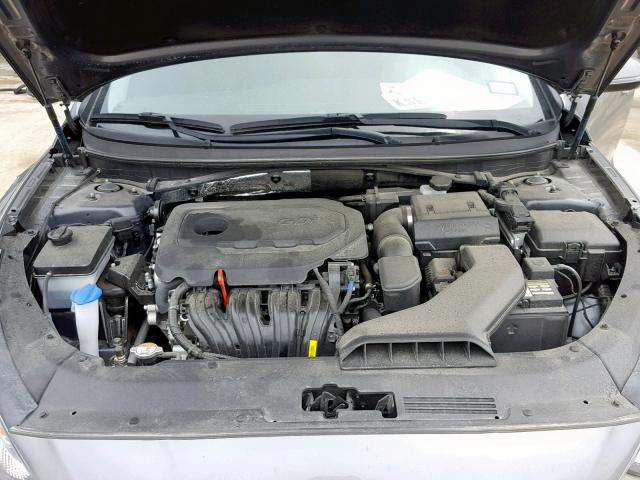 5NPE34AF0JH679585 - 2018 HYUNDAI SONATA SPO GRAY photo 7