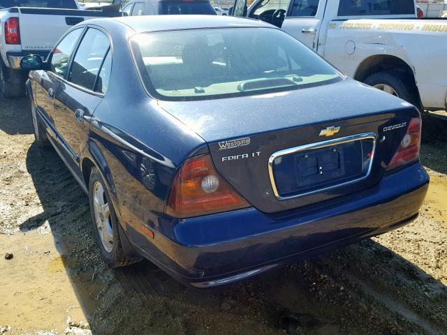 KL1VM52L54B139377 - 2004 CHEVROLET EPICA LT BLUE photo 3