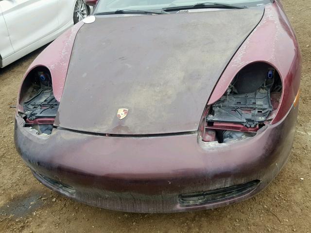 WP0CA2981XU630756 - 1999 PORSCHE BOXSTER MAROON photo 7