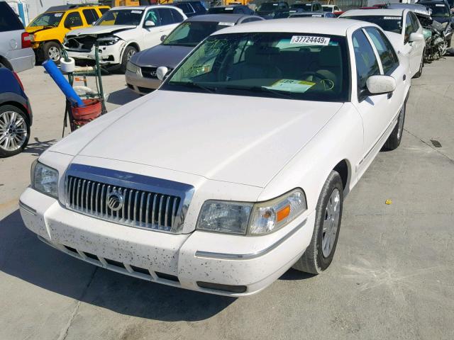 2MEFM74V96X651892 - 2006 MERCURY GRAND MARQ WHITE photo 2