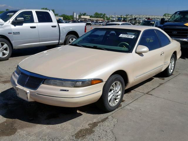 1LNLM91V0SY730992 - 1995 LINCOLN MARK VIII CREAM photo 2