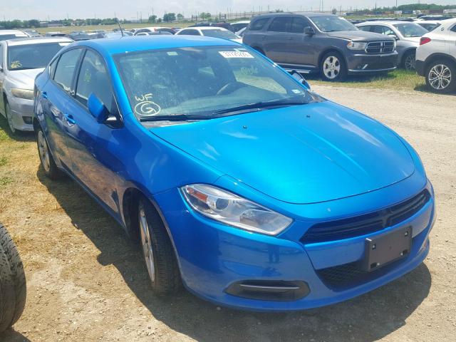 1C3CDFBB9GD680622 - 2016 DODGE DART SXT BLUE photo 1