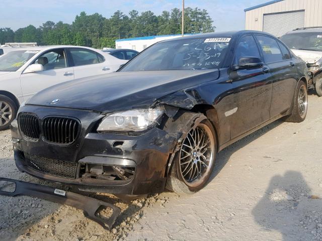 WBAYE4C58DD137329 - 2013 BMW 740 LI BLACK photo 2