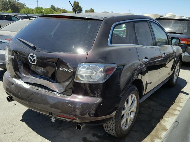 JM3ER293190228002 - 2009 MAZDA CX-7 MAROON photo 4