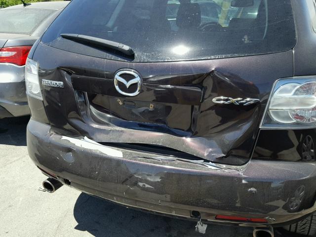 JM3ER293190228002 - 2009 MAZDA CX-7 MAROON photo 9