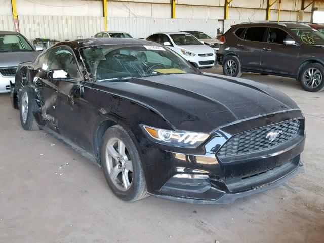 1FA6P8AM4G5269353 - 2016 FORD MUSTANG BLACK photo 1