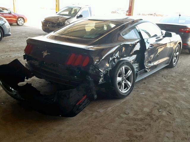 1FA6P8AM4G5269353 - 2016 FORD MUSTANG BLACK photo 4