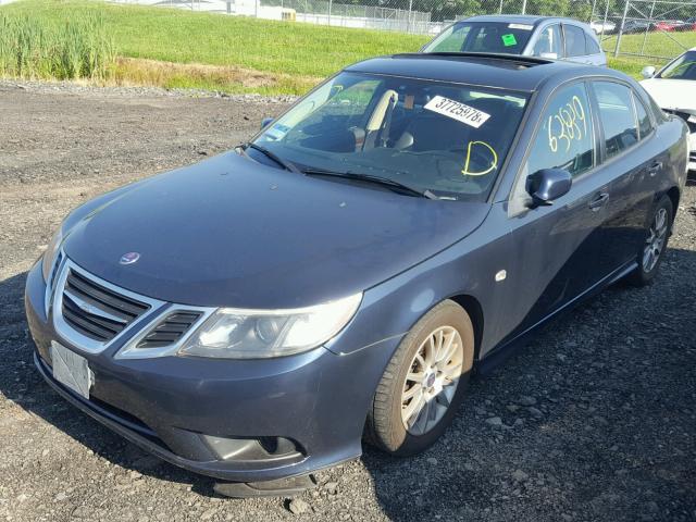 YS3FB49Y981110306 - 2008 SAAB 9-3 2.0T BLUE photo 2