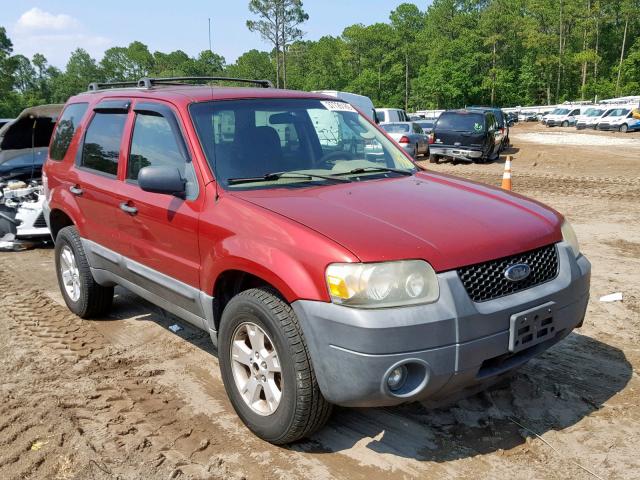 1FMYU93155KC69652 - 2005 FORD ESCAPE XLT MAROON photo 1