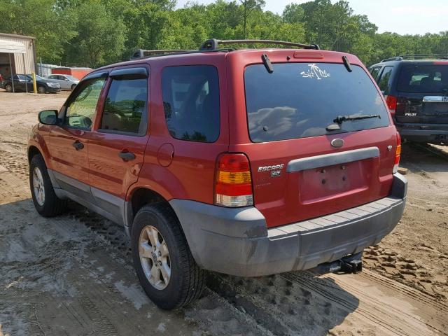 1FMYU93155KC69652 - 2005 FORD ESCAPE XLT MAROON photo 3